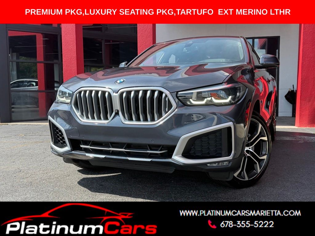 Arctic Gray Metallic 2021 BMW X6 SUV / Crossover Rear-Wheel Drive 8-Speed Automatic