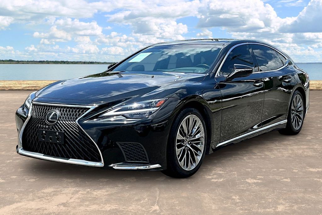 Black (Caviar) 2021 Lexus LS Sedan Rear-Wheel Drive Automatic