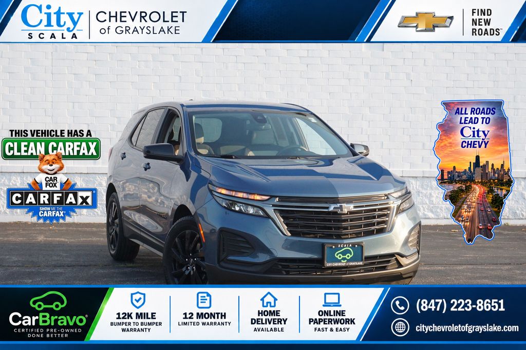 Lakeshore Blue Metallic 2024 Chevrolet Equinox SUV / Crossover Front-Wheel Drive 6-Speed Automatic Overdrive
