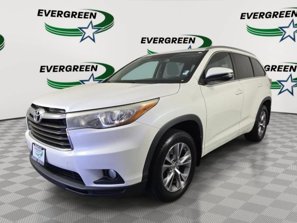 White (Blizzard Pearl) 2015 Toyota Highlander SUV / Crossover Front-Wheel Drive 6-Speed Automatic Overdrive