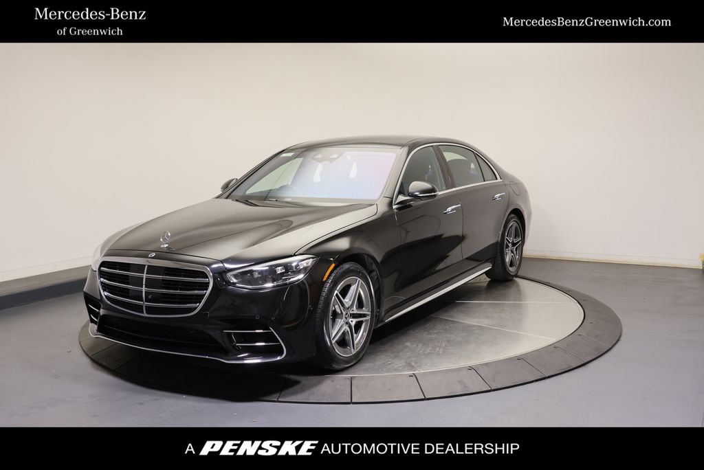 Obsidian Black Metallic 2024 Mercedes-Benz S-Class Sedan All-Wheel Drive 9-Speed Automatic