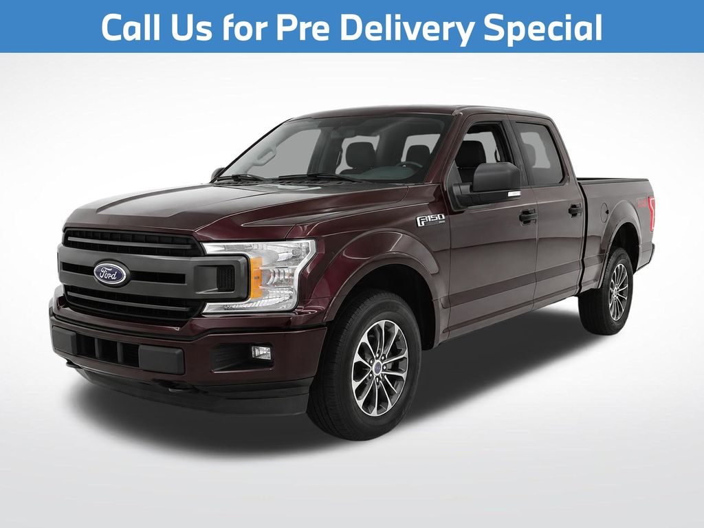 Red (Burgundy) 2019 Ford F-150 Pickup Truck Four-Wheel Drive Automatic
