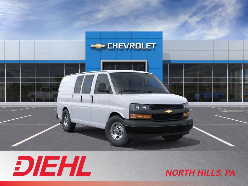 Summit White 2026 Chevrolet Express Cargo 3500 RWD Van Rear-Wheel Drive 8-Speed Automatic