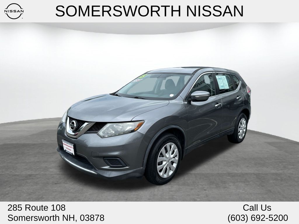 Gray (Gun Metallic) 2015 Nissan Rogue SUV / Crossover All-Wheel Drive Continuously Variable Transmission