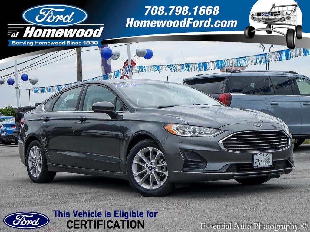 Gray (Magnetic) 2020 Ford Fusion Sedan Front-Wheel Drive 6-Speed Automatic