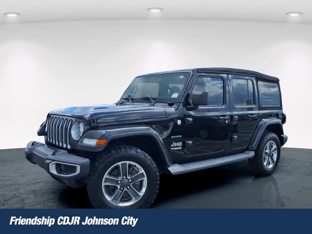 Black Clearcoat 2018 Jeep Wrangler Unlimited Sahara 4WD SUV / Crossover Four-Wheel Drive 6-Speed Manual