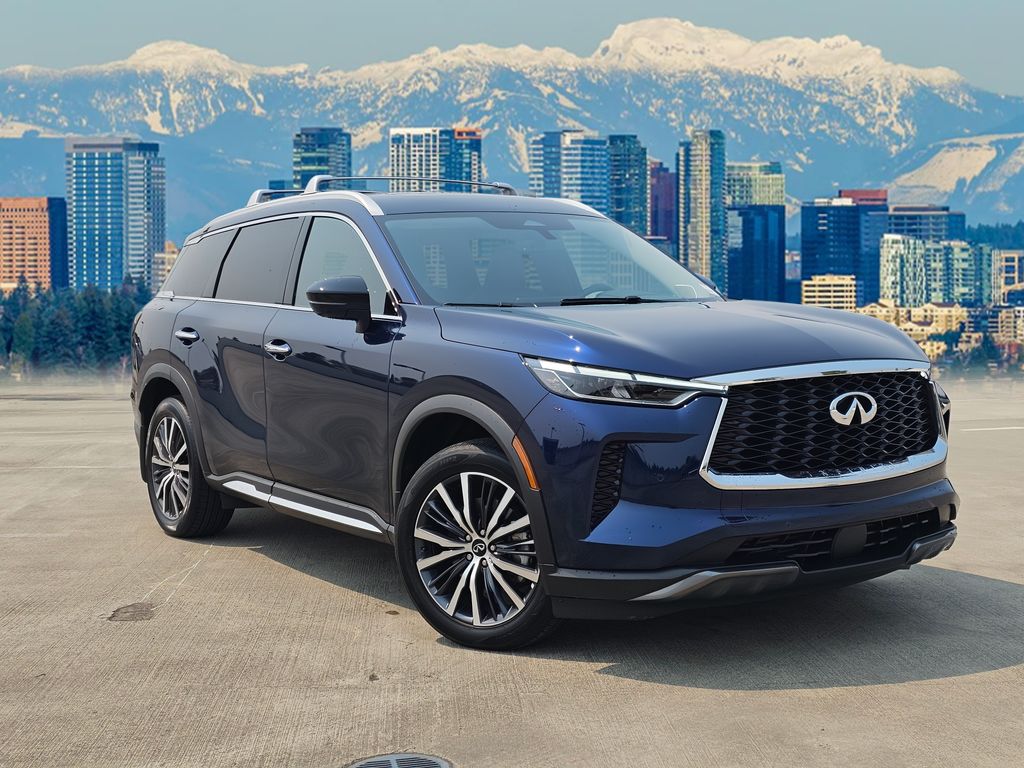 Grand Blue 2025 INFINITI QX60 SUV / Crossover All-Wheel Drive 9-Speed Automatic