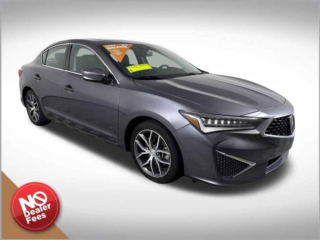 Silver 2020 Acura ILX FWD with Premium Package Sedan Front-Wheel Drive 8-Speed Dual Clutch