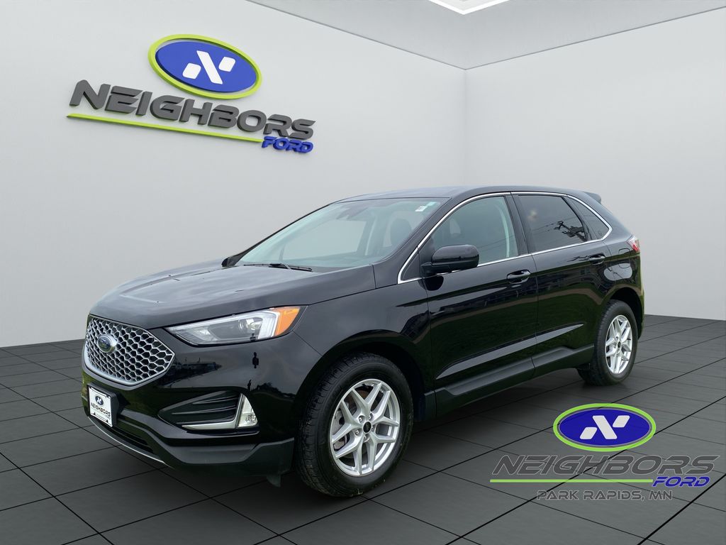 Black Metallic 2024 Ford Edge SUV / Crossover All-Wheel Drive 8-Speed Automatic