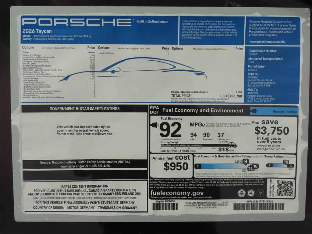 Thumbnail: 2026 Porsche Taycan - 15