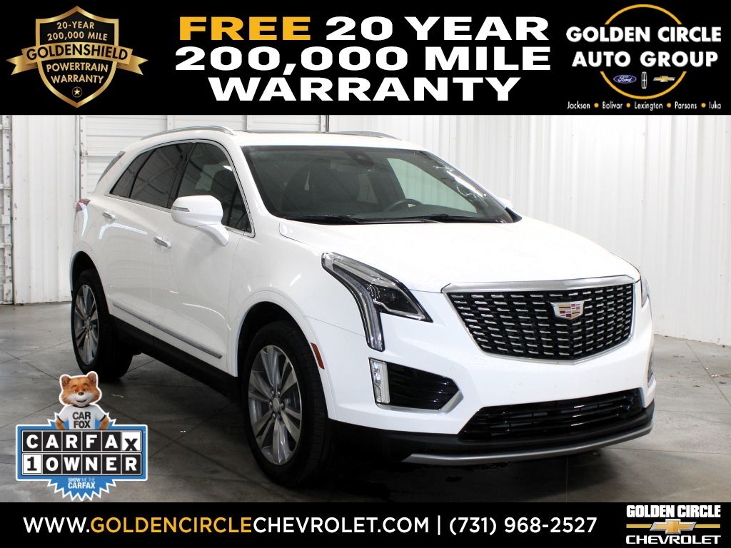 Crystal White Tricoat 2024 Cadillac XT5 SUV / Crossover Front-Wheel Drive 9-Speed Automatic