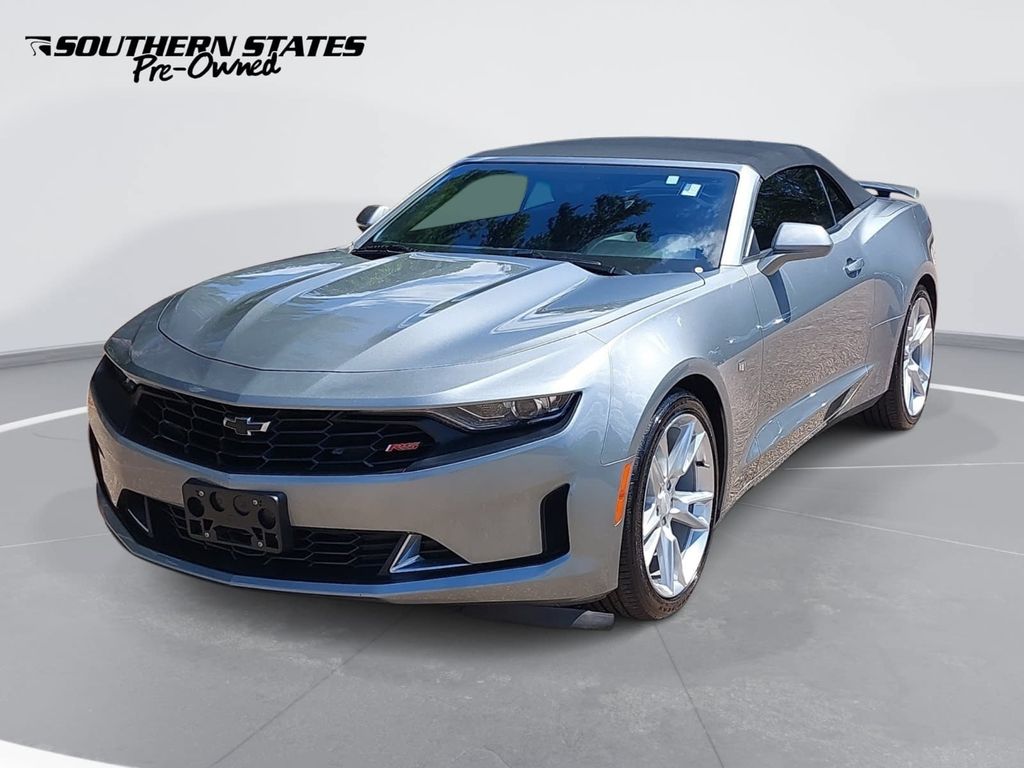 Sharkskin Metallic 2023 Chevrolet Camaro Convertible Rear-Wheel Drive Automatic