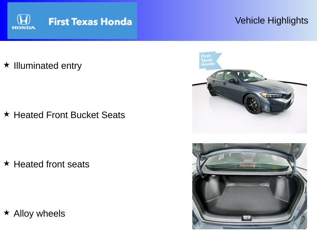 Used Car 2025 Honda Civic Hybrid  Sport For Sale Under $30,000 In Austin, Texas