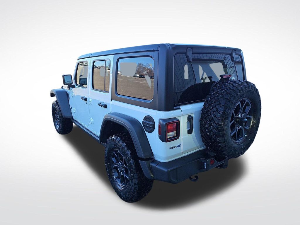 2025 Bright White Clearcoat Jeep Wrangler Willys 4xe 4X4 SUV