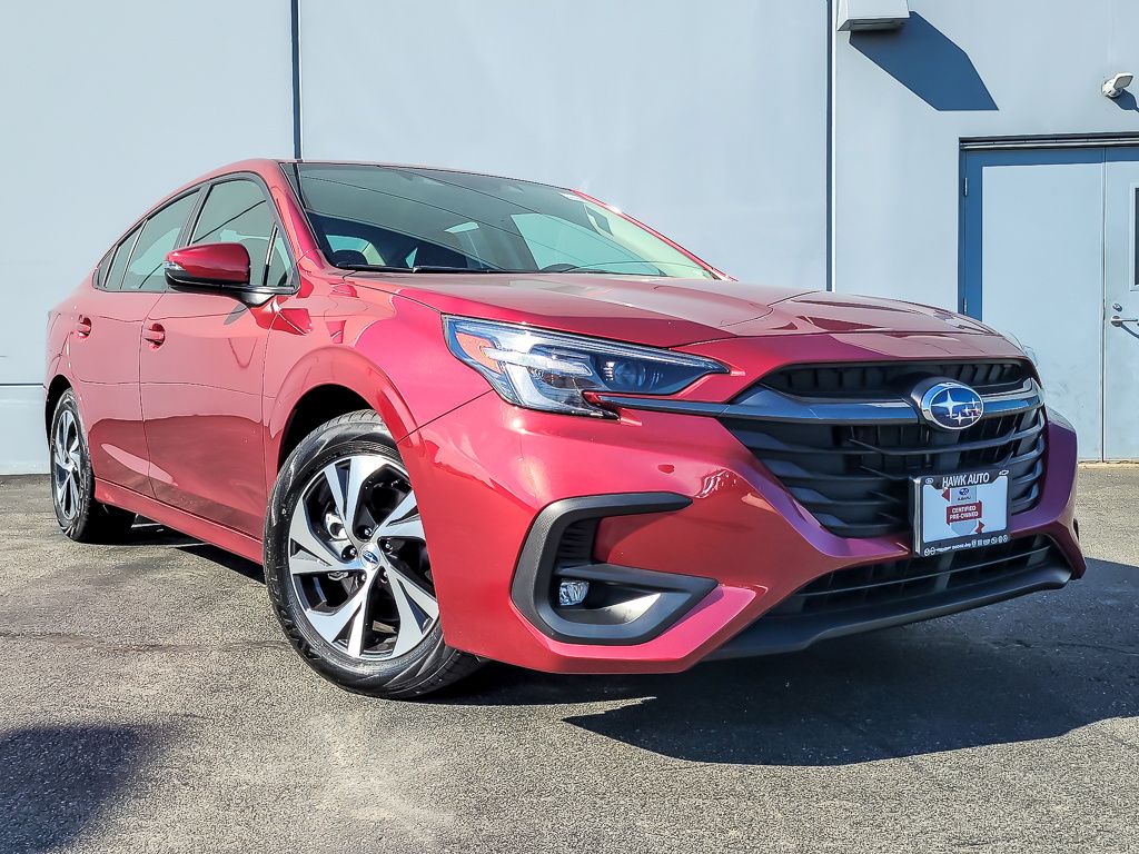 Crimson Red Pearl 2025 Subaru Legacy Premium AWD Sedan All-Wheel Drive Continuously Variable Transmission