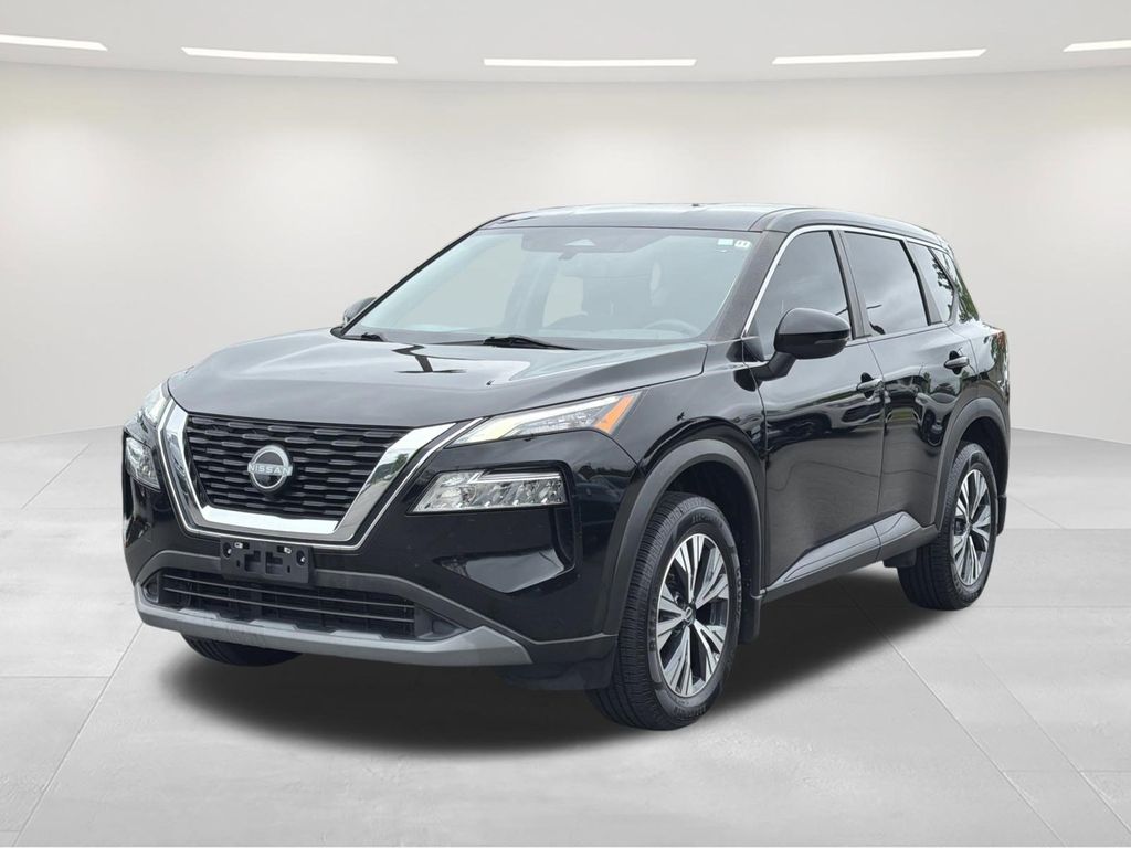 Super Black 2022 Nissan Rogue SV FWD SUV / Crossover Front-Wheel Drive Continuously Variable Transmission