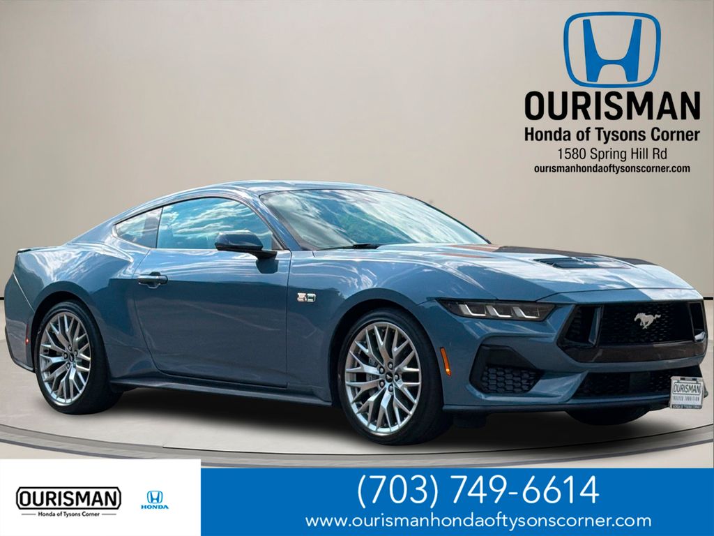 Vapor Blue Metallic 2024 Ford Mustang GT Premium Fastback RWD Coupe Rear-Wheel Drive Automatic