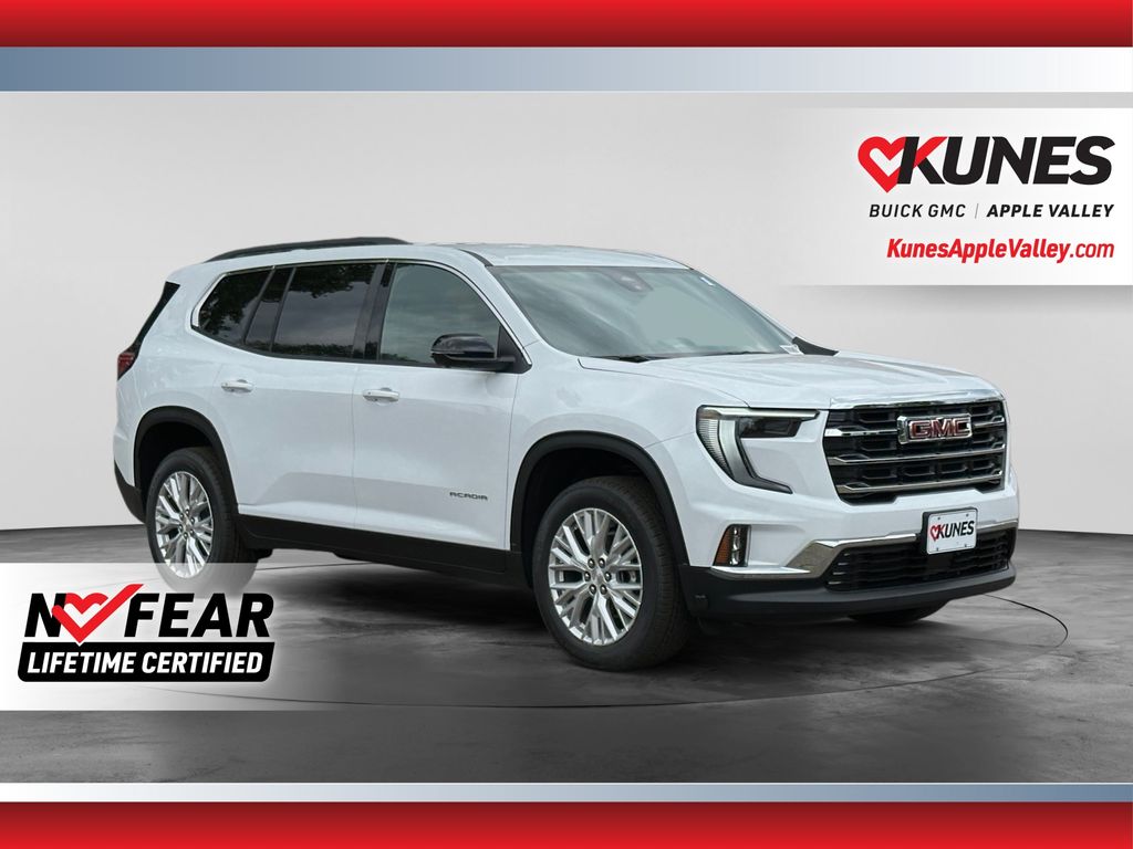 Summit White 2026 GMC Acadia SUV / Crossover Four-Wheel Drive 8-Speed Automatic