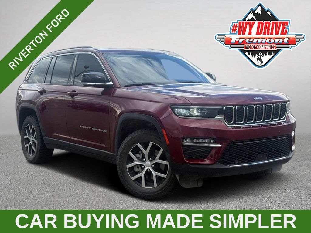 Velvet Red Pearlcoat 2023 Jeep Grand Cherokee SUV / Crossover Four-Wheel Drive 8-Speed Automatic