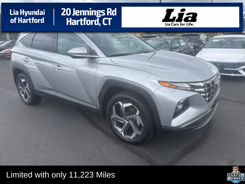 Shimmering Silver 2023 Hyundai Tucson Limited AWD SUV / Crossover All-Wheel Drive 8-Speed Automatic
