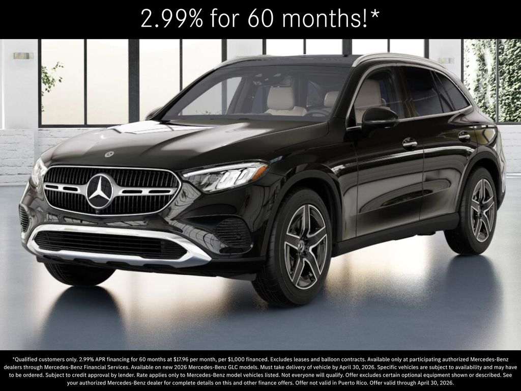 Black 2026 Mercedes-Benz GLC 300 4MATIC SUV / Crossover All-Wheel Drive 9-Speed Automatic