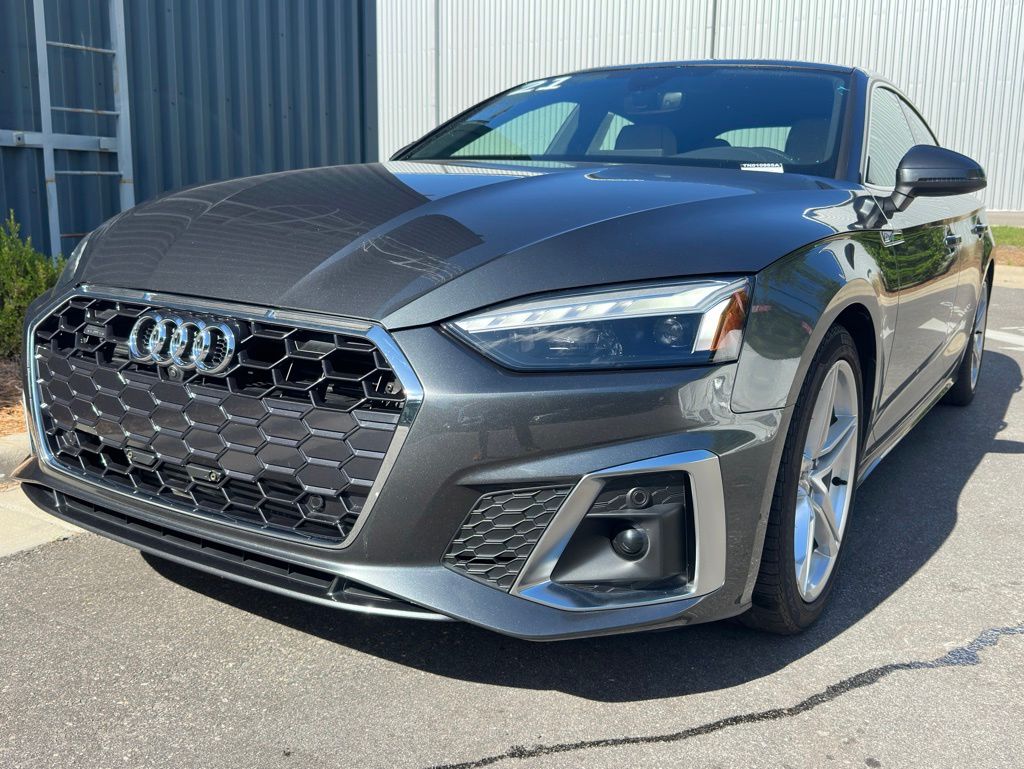 Daytona Gray Metallic 2021 Audi A5 Sportback 45 TFSI quattro Premium Plus AWD Sedan All-Wheel Drive 7-Speed Automatic