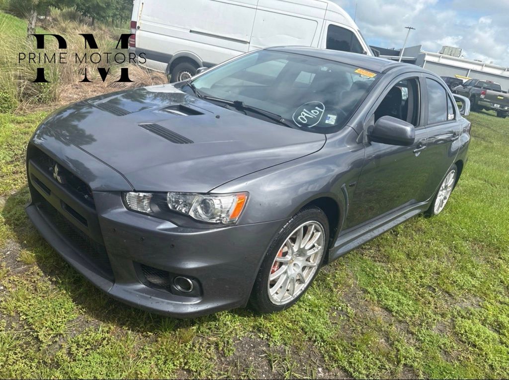 Gray 2010 Mitsubishi Lancer Evolution Sedan All-Wheel Drive 6-Speed Automatic