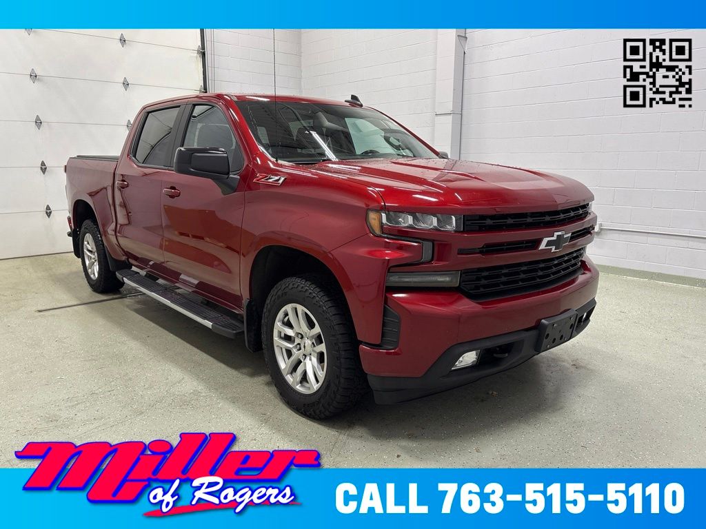Red Tintcoat 2019 Chevrolet Silverado 1500 Pickup Truck Four-Wheel Drive 8-Speed Automatic