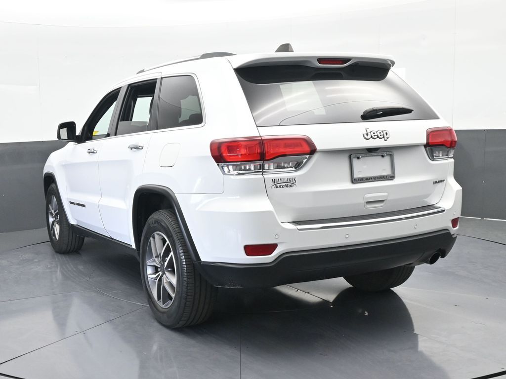 Used 2021 Bright White Clearcoat Jeep Limited image 4