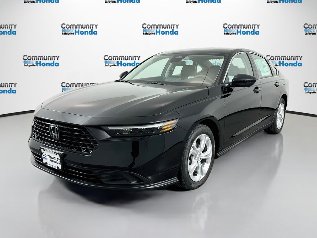 Crystal Black Pearl 2026 Honda Accord Sedan Front-Wheel Drive Continuously Variable Transmission