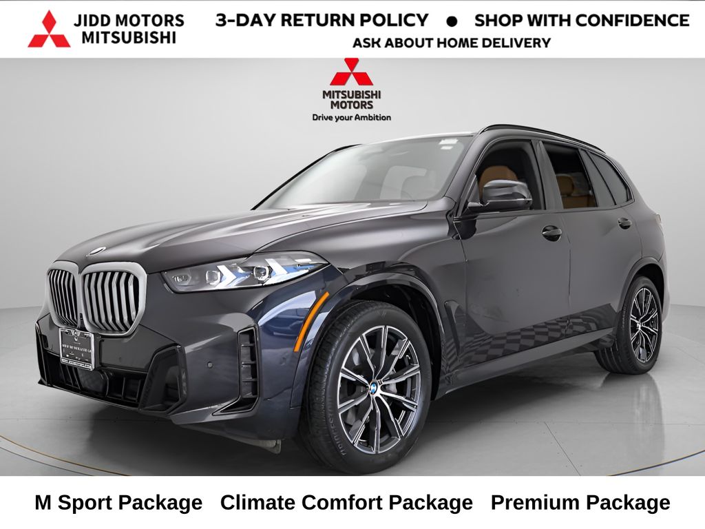 Carbon Black Metallic 2025 BMW X5 xDrive40i AWD SUV / Crossover All-Wheel Drive 8-Speed Automatic