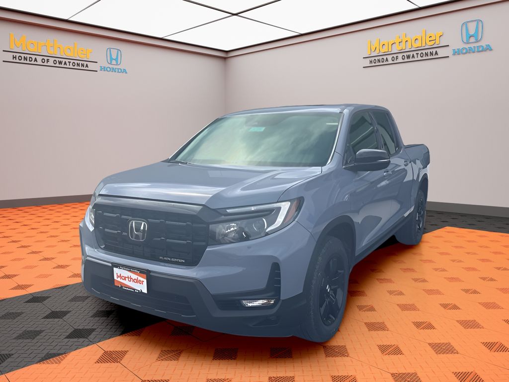 Sonic Gray Pearl 2026 Honda Ridgeline Black Edition AWD Pickup Truck All-Wheel Drive 9-Speed Automatic