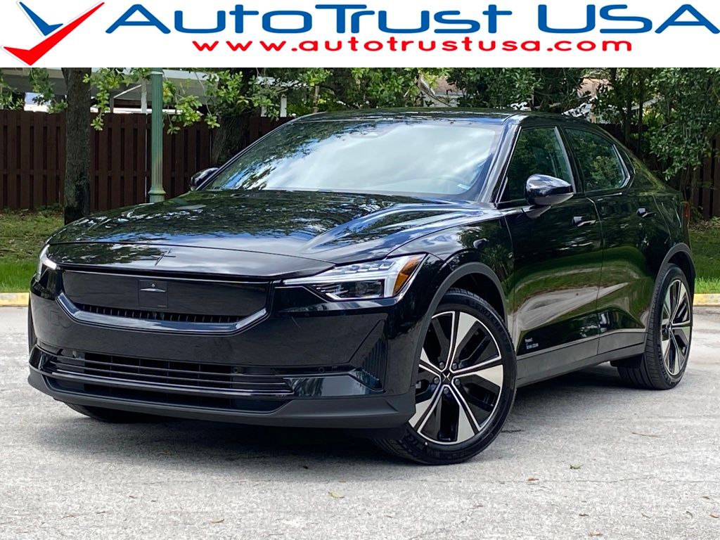 Space Metallic 2024 Polestar 2 Longe Range Single Motor FWD Sedan Rear-Wheel Drive 1-Speed Automatic