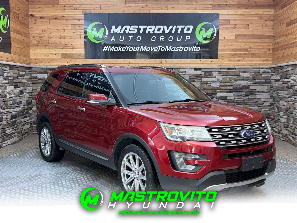 Ruby Red Metallic 2017 Ford Explorer SUV / Crossover All-Wheel Drive 6-Speed Automatic