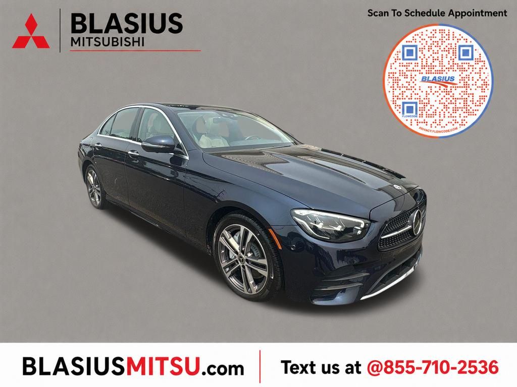 Nautical Blue 2022 Mercedes-Benz E-Class Sedan All-Wheel Drive 9-Speed Automatic