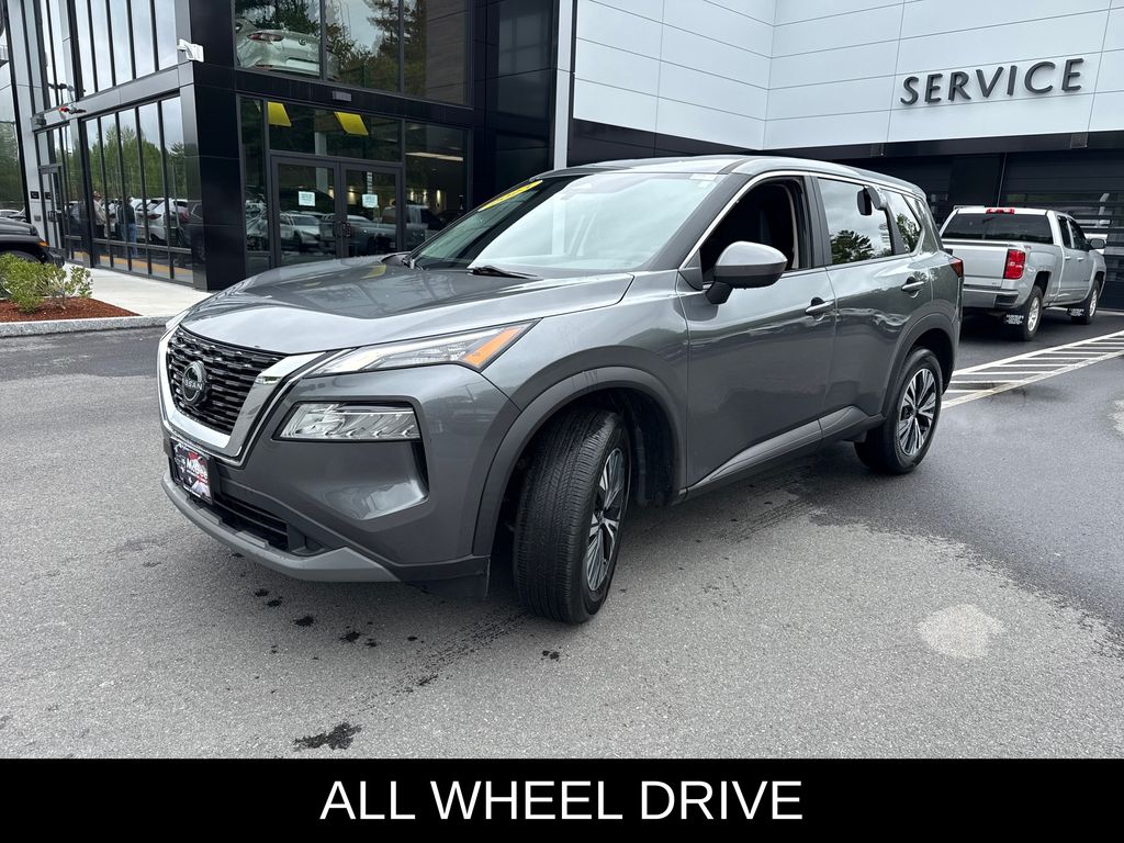 Gray (Gun Metallic) 2023 Nissan Rogue SUV / Crossover All-Wheel Drive Continuously Variable Transmission