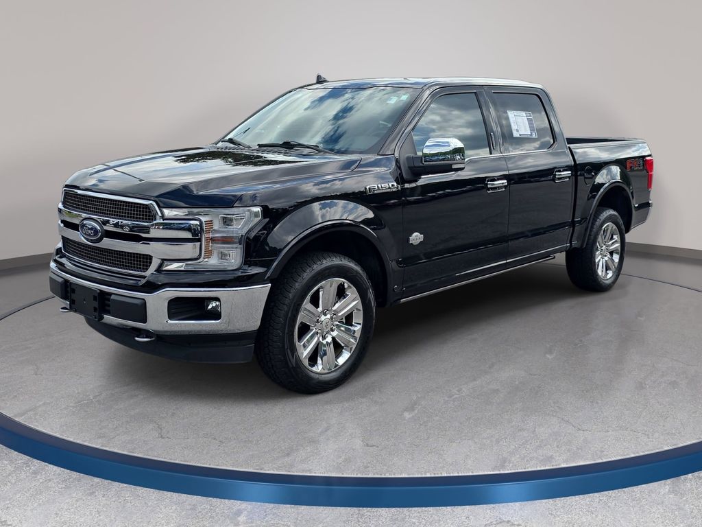 Agate Black Metallic 2020 Ford F-150 King Ranch SuperCrew 4WD Pickup Truck Four-Wheel Drive Automatic