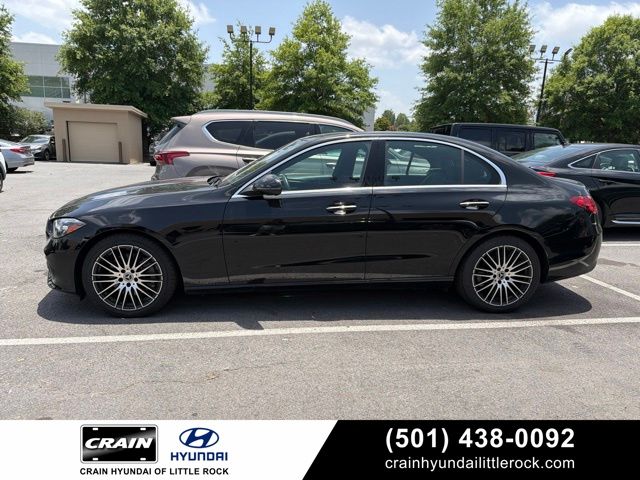 Black 2024 Mercedes-Benz C-Class Sedan Rear-Wheel Drive 9-Speed Automatic