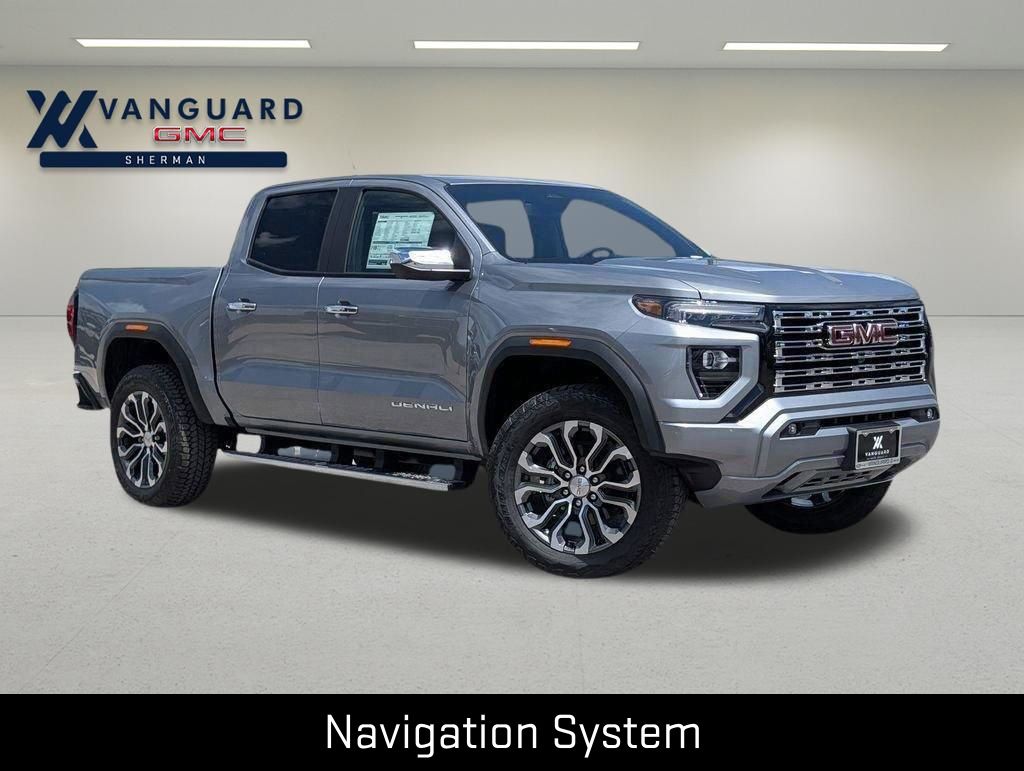 Sterling Metallic 2026 GMC Canyon Denali Crew Cab 4WD Pickup Truck Four-Wheel Drive 8-Speed Automatic