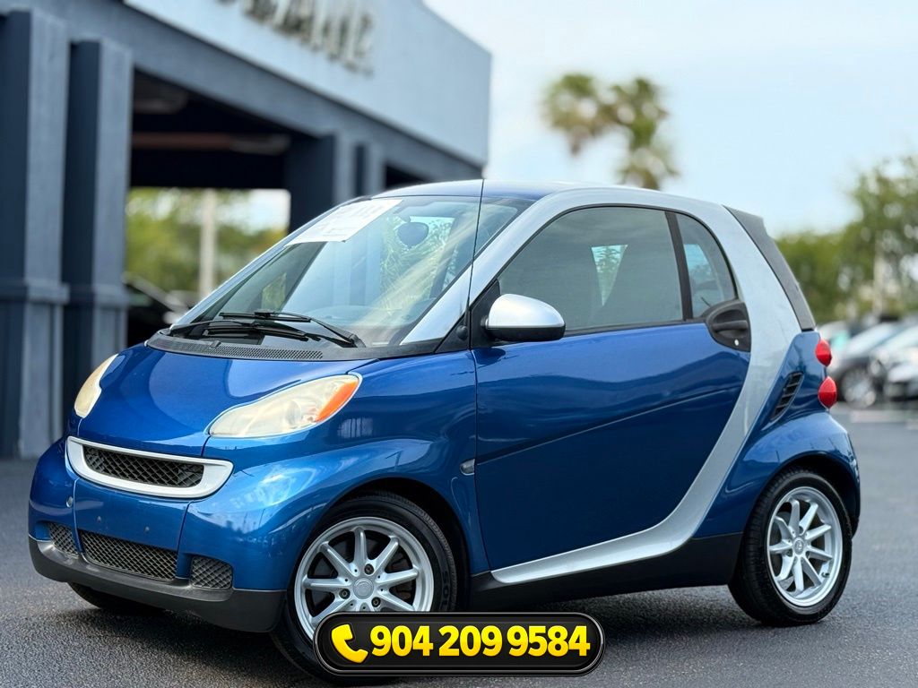 Blue Metallic 2008 smart fortwo passion Hatchback Rear-Wheel Drive