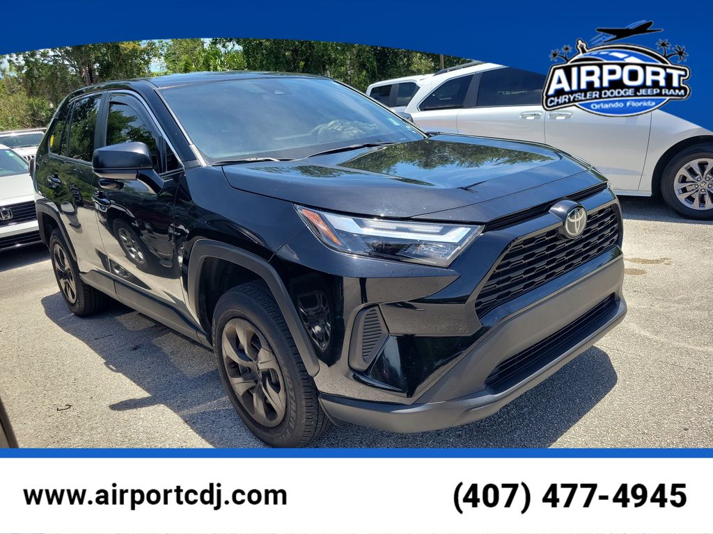 Midnight Black Metallic 2025 Toyota RAV4 LE FWD SUV / Crossover Front-Wheel Drive 8-Speed Automatic