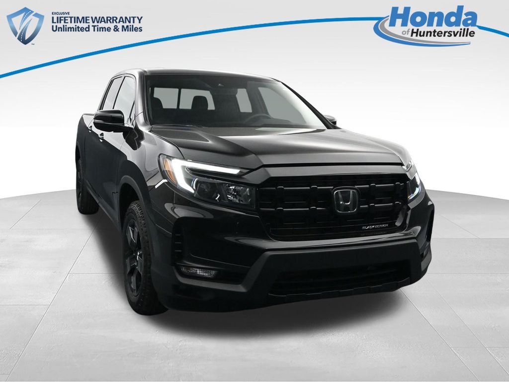Black 2026 Honda Ridgeline Black Edition AWD Pickup Truck All-Wheel Drive 9-Speed Automatic