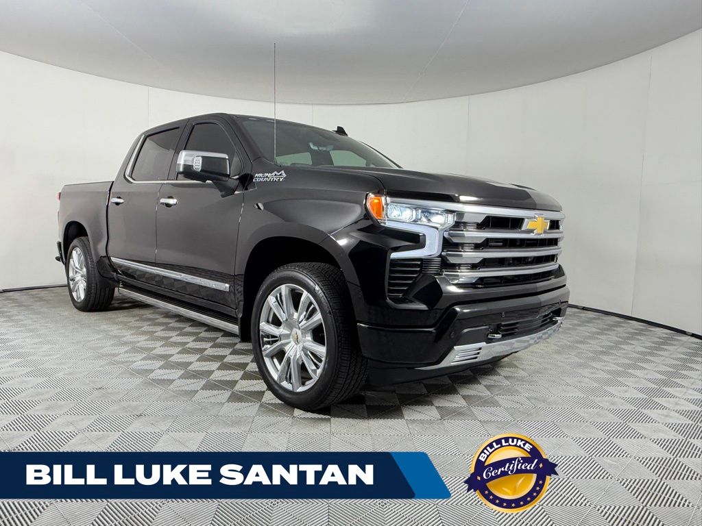 Black 2024 Chevrolet Silverado 1500 Pickup Truck Four-Wheel Drive Automatic