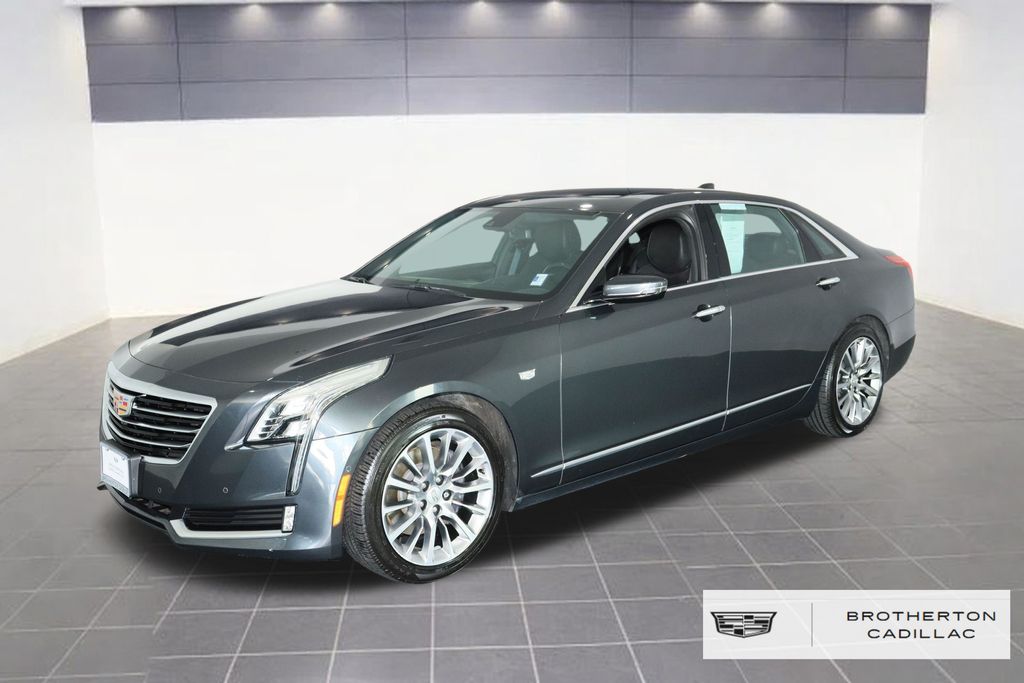 Gray (Graphite Metallic) 2016 Cadillac CT6 Sedan All-Wheel Drive 8-Speed Automatic