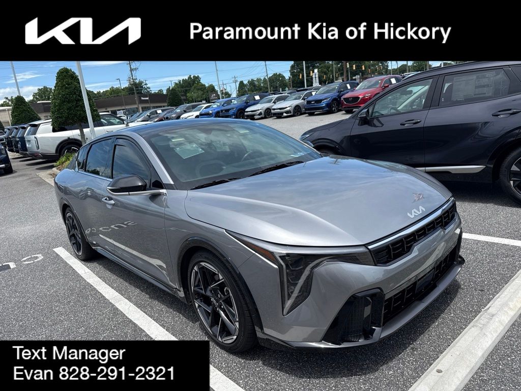 Steel Gray 2025 Kia K4 Sedan Front-Wheel Drive Continuously Variable Transmission