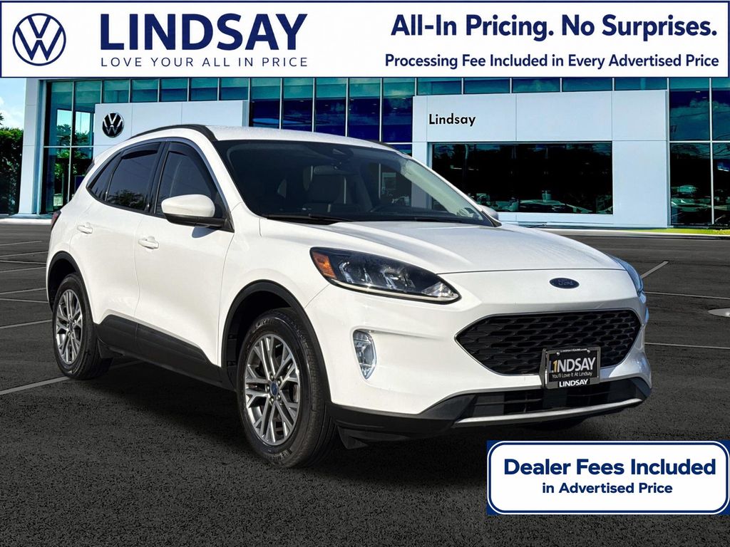 Oxford White 2021 Ford Escape SUV / Crossover All-Wheel Drive 8-Speed Automatic