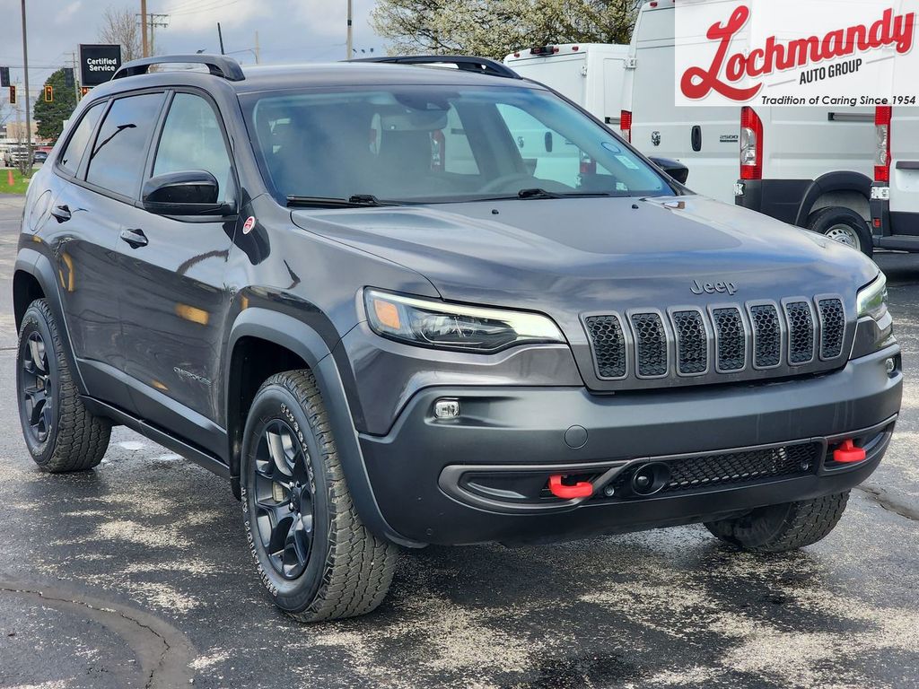 Gray (Granite Crystal Metallic Clearcoat) 2022 Jeep Cherokee Trailhawk 4WD SUV / Crossover Four-Wheel Drive 9-Speed Automatic