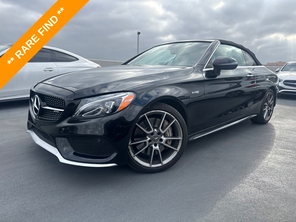 Black 2017 Mercedes-Benz C-Class Convertible All-Wheel Drive 9-Speed Automatic