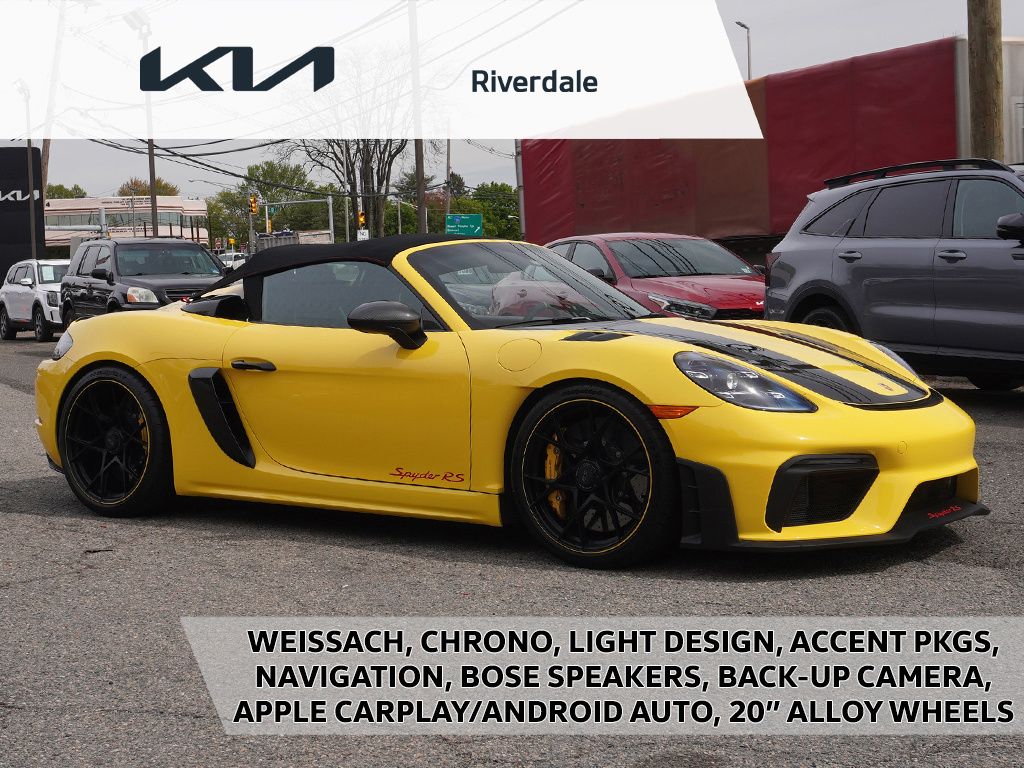 2024 Porsche 718 Boxster Spyder RS RWD