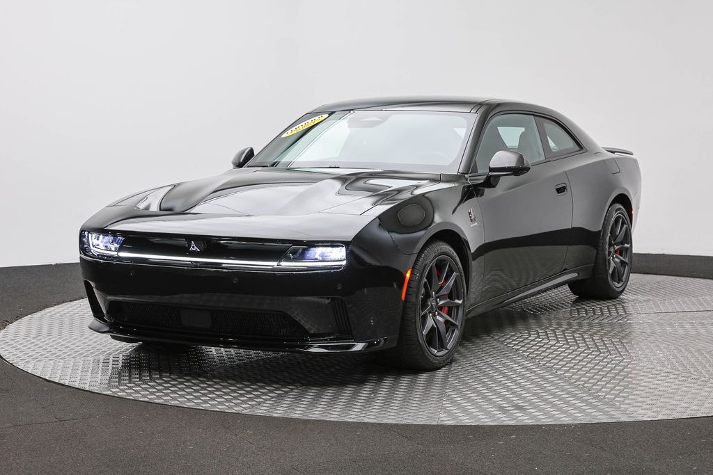 Diamond Black Crystal Pearlcoat 2024 Dodge Charger Daytona Coupe All-Wheel Drive 1-Speed Automatic